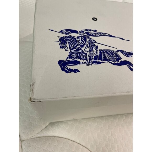 Burberry Terrace Leather Sneakers Extra Laces Sz 38 US 8 NEW - Picture 12 of 13